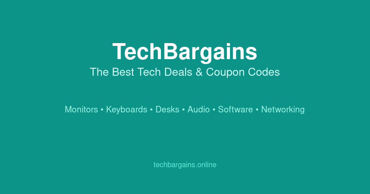 Coupons Ralph Tech TechBargains — Tech Deals & Coupon Codes